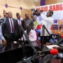 President Muse Behi visits the information ministry