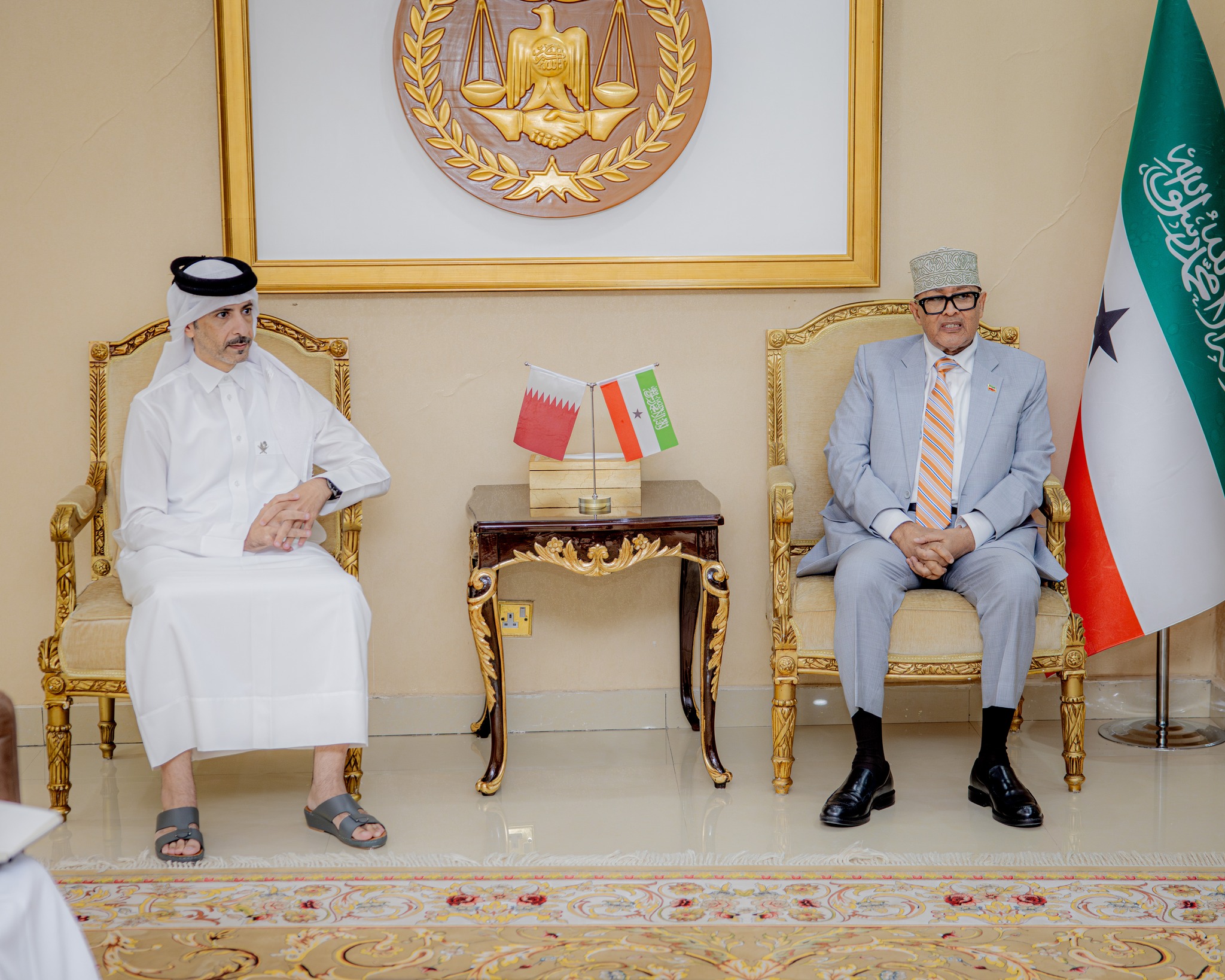 Somaliland President and Qatari Ambassador Hold Key Meeting to Strengthen Bilateral Cooperation